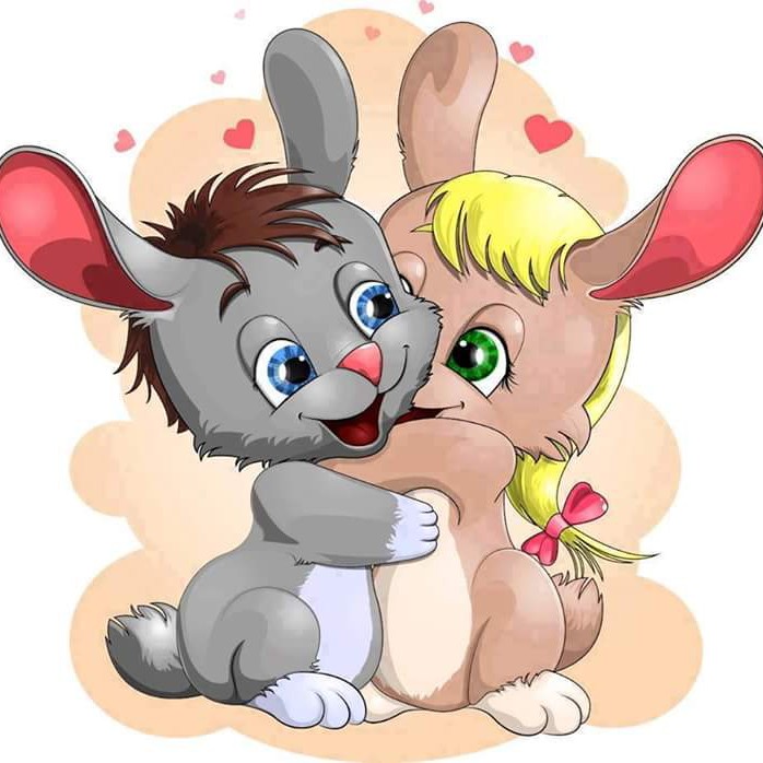 Открытки обнимашки, букетами