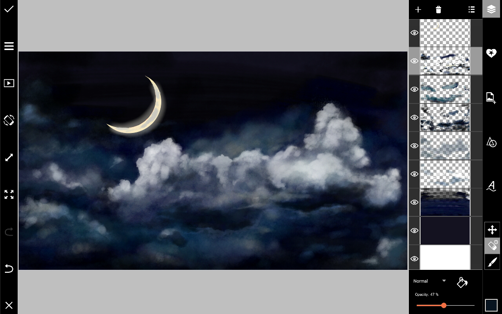 How to Draw a Night Sky